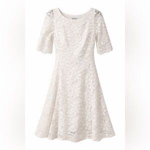 Wedding Season Ready! Rabbit Rabbit Rabbit Size 8 Ivory Lace Dress!